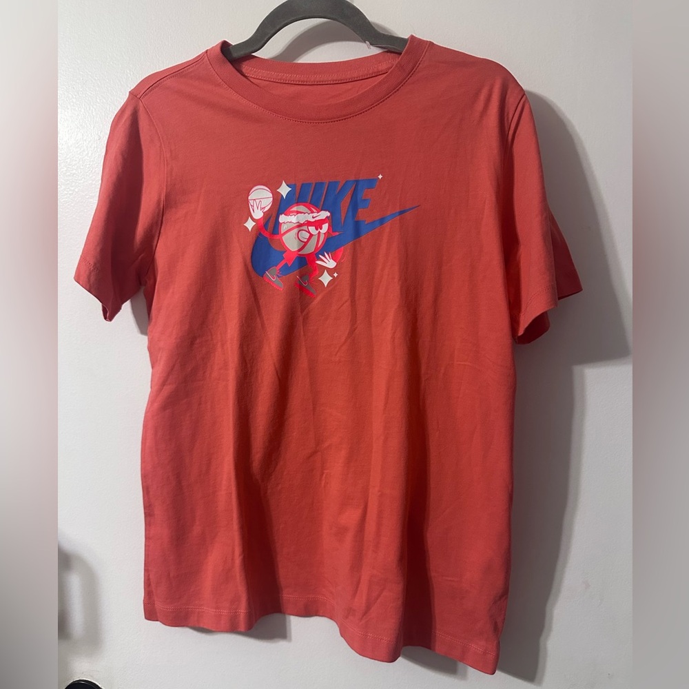 Nike Kids Tee with Blue Graphic